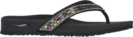 Skechers Arch Fit Meditation -Glam Gal - Dames Slippers - Zwart