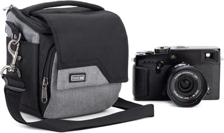 Cameratas - Compacte tas - Spiegelloze camera - Verstelbare verdelers - 11.5 x 15 x 16.5 cm - Zwart
