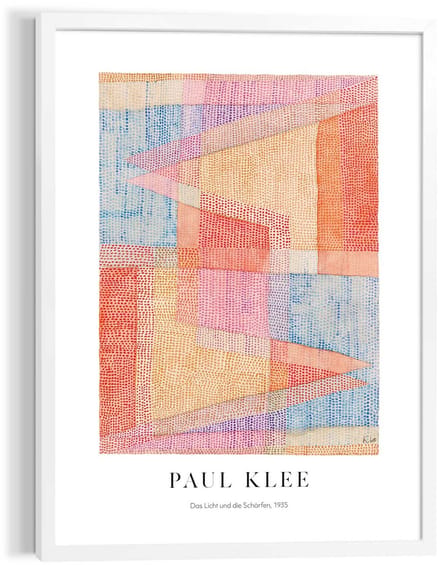Schilderij Paul Klee - Triangles - 70 x 50 - Hout - REINDERS