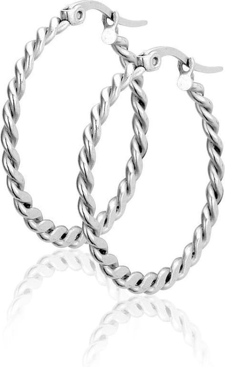 Montebello Oorbellen Sartidai - 316L Staal PVD - ∅25mm