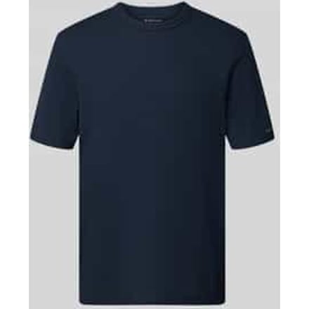 Tom Tailor - T-shirt met wafelstructuur - Maat XXL - sky captain blue