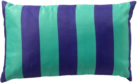 Textino - APOLLO - buitenkussen 30x50 cm - gestreept - Vivid Green - groen, blauw