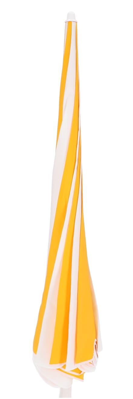 Jan Kurtz Pagoda Parasol gestreept Ø 250 cm - wit/geel