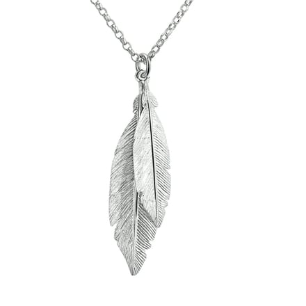Glams ketting veren 2,0 mm 41 + 3 cm - Zilver