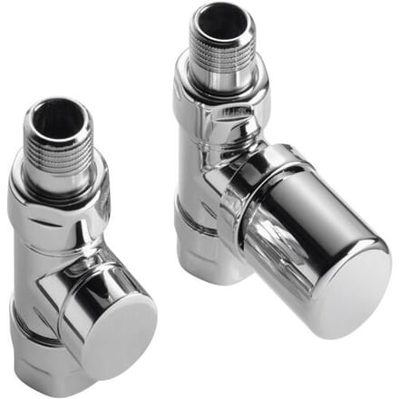 Zehnder Design Line valve set type C, straight through 1/2" 838941