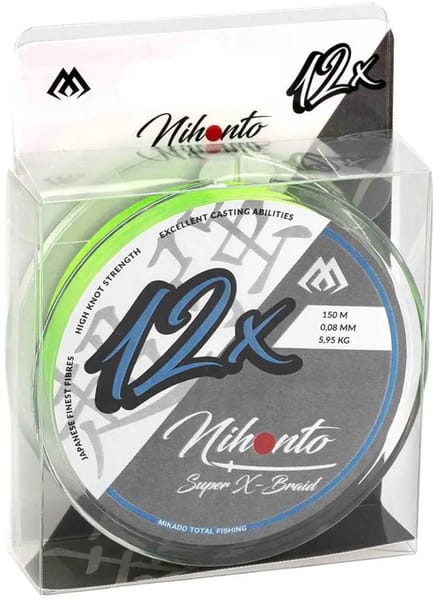 Mikado Nihonto Super X Gevlochten Vislijn 150 M Transparant 0.160 mm