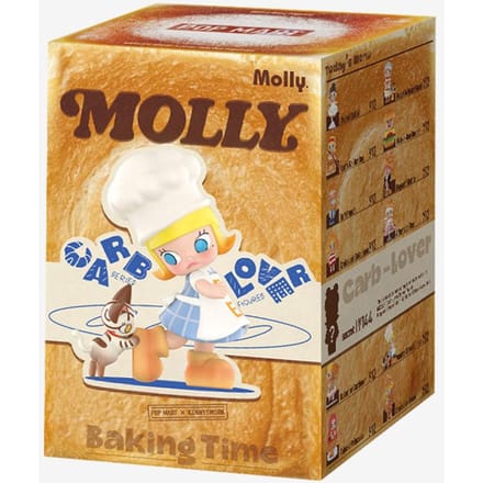 POP MART MOLLY Carb-Lover Serie Figuren Blind Box (Enkelpak / 12-delige set) brown