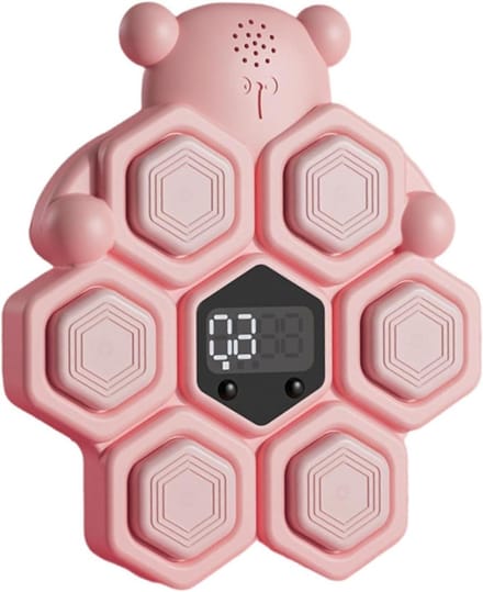 Hoogspringteller - Interactieve Trainer - Actief Spelen - Aanraakbediening - 19.5x22.5 cm - Roze