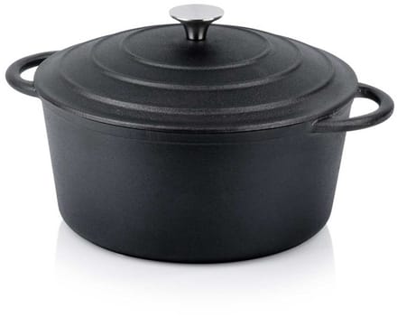 Vilde Cast Line - Gietijzeren Pot - 5L - Deksel - Onderhoudsvrij