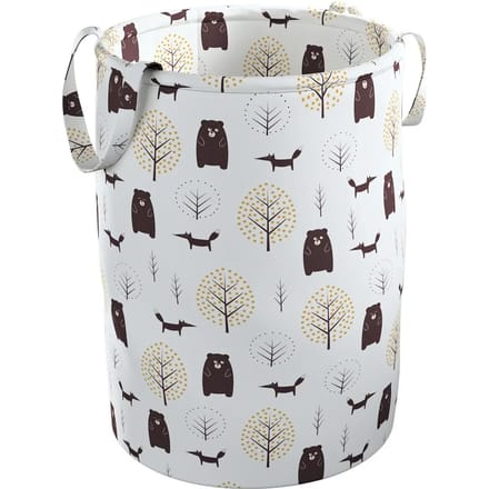 Opbergmand Yellow Tipi Zebra