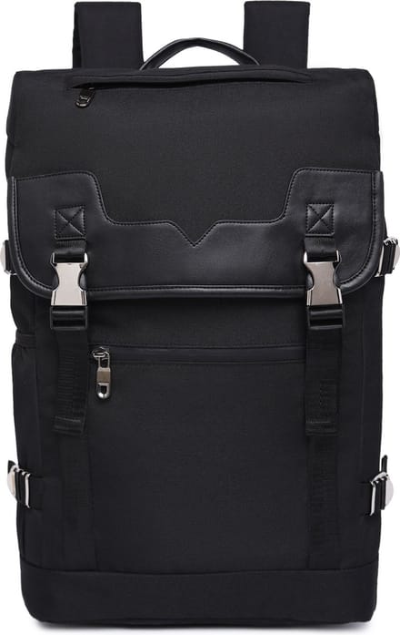 Rey - Premium Travel Backpack Rugzak - Black - 26L