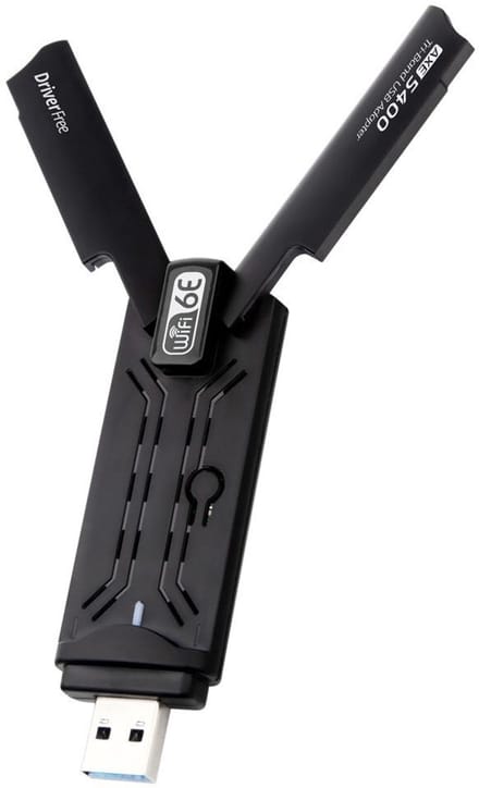 WiFi Adapter USB-USB WiFi Adapter-WiFi 6E adapter USB 3.0-5400 Mbps-WiFi Dongle-WiFi Antenne-WiFi ontvanger