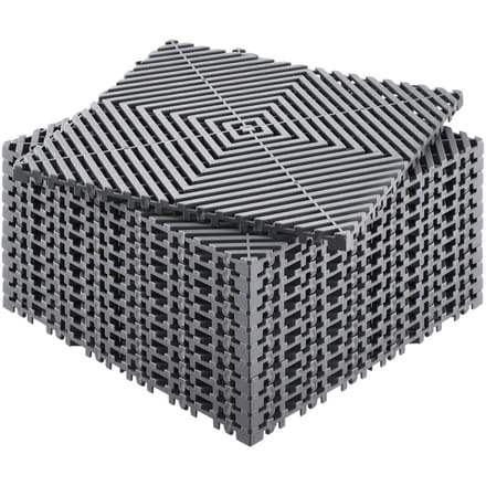 Tapis de drainage Modulaire emboîtable Coussin 30 cm x 30 cm Tapis de sol de drainage
