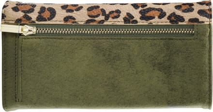 iPhone 12 Mini Clutch Case hoesje - Mobilize - Luipaard Groen - Kunstleer