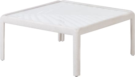 FERRETTI - Salontafel - Lichtbeige - 69 x 69 cm - Synthetisch