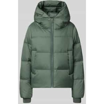 Regular fit donsjack met labelpatch