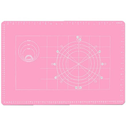 Dikke Siliconen Bakmat met Maataanduidingen Antislip Deegmat Herbruikbare Deeg Rollende Mat voor white