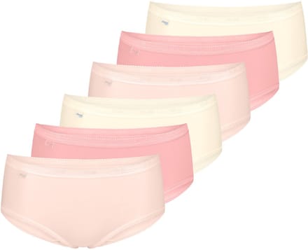 sloggi Dames midi slip 6 pack Basic+