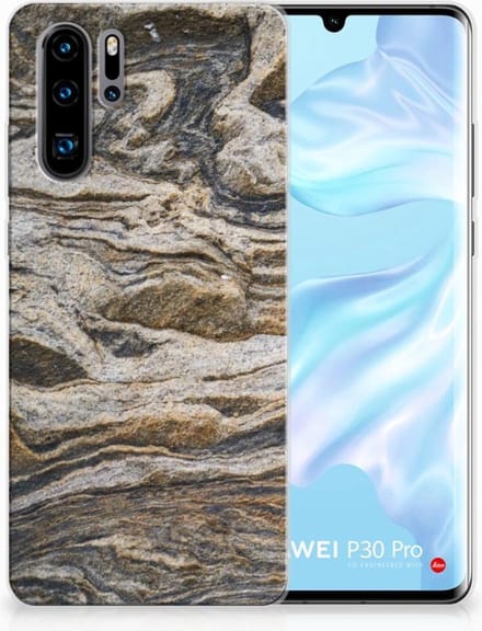 Huawei P30 Pro TPU Siliconen Hoesje Steen