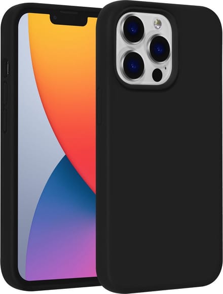 UNIQ Accessory Apple iPhone 13 Pro Telefoonhoesje - Zwart, Silicone, Beschermend Back Cover