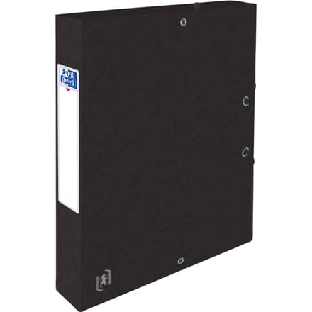 Elastobox Oxford Top File+ A4 40mm zwart