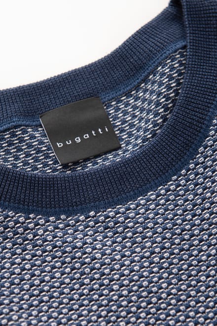 Bugatti Herren Jumper met structuurpatroon