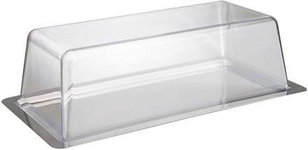 Cake serveerschaal RVS met luchtdichte deksel - 34x16 -5