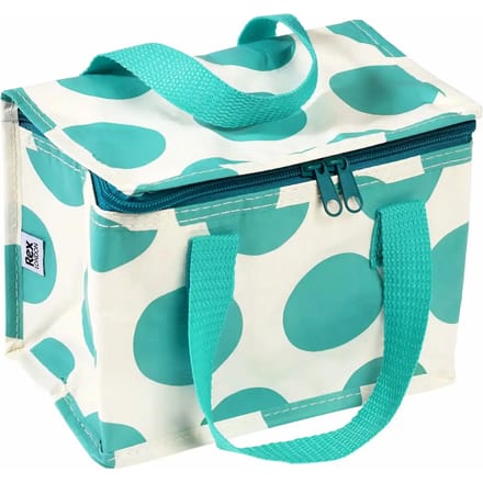 Rex London Spotlight - Lunchtasje / Koeltasje - Turquoise on White