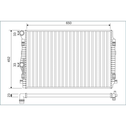 Radiateur VALEO 701132