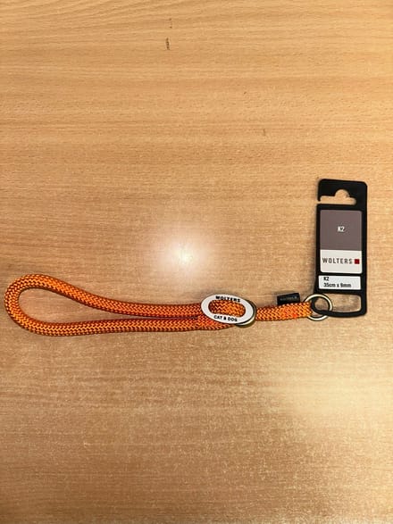 Wolters k2 slip halsband nylon 35cm x 9mm neon oranje