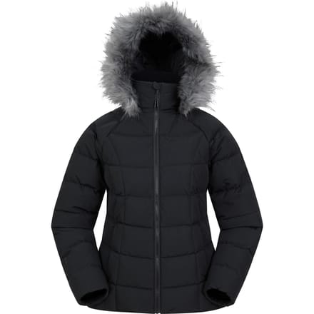 Mountain Warehouse Dames/Dames Isla Extreme Korte Donzen Jas (Zwart)