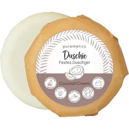puremetics Doucheverzorging Duschie kokosnoot crème Blokzeep Dames 60 g