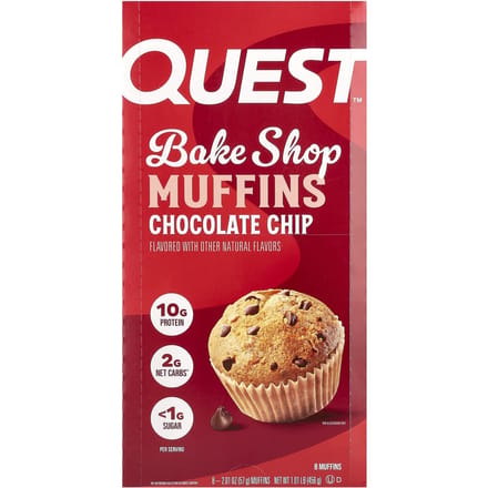 Bakkerij Muffins, Chocolade Chip, 8 Muffins, 57G (2,01 oz) Elk