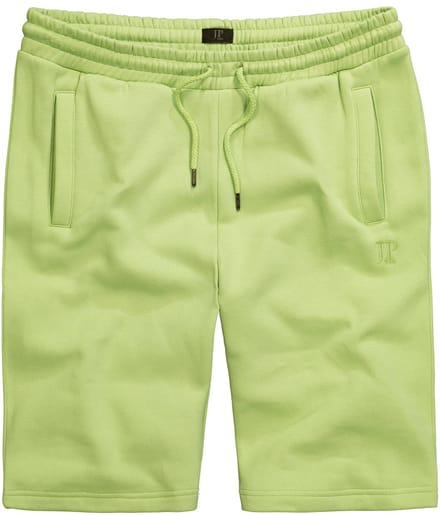 JP 1880 - Heren - Bermuda basic korte joggingbroek - Meigroen - Maat L