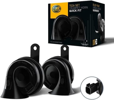 Universele Dubbele Claxon Set - 12V Hoge/Lage Toon - 110dB - ECE Goedgekeurd