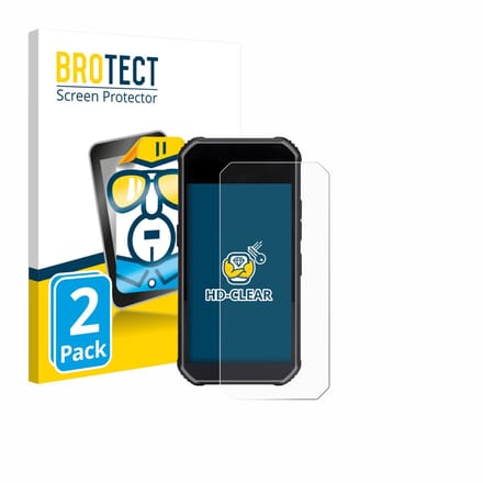 BROTECT - Screenprotector voor SkyCaddie Pro 5X - Folie Beschermfolie transparant 2 Stuks