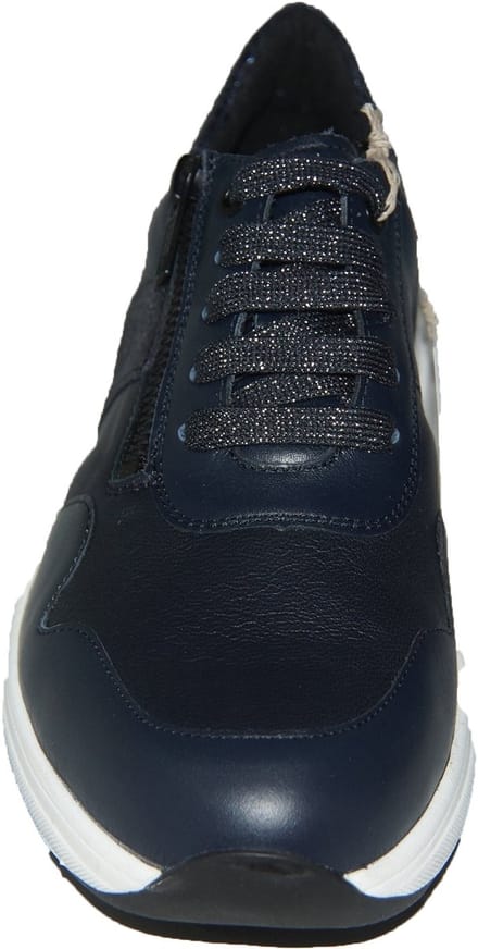 Solidus -Dames - blauw donker - sneakers - maat 43