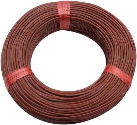Verwarmingsdraad Koolstofvezel - Thermostaatkabel - Elektrische Verwarming - 3mm Siliconen Mantel - 100 Meter - Rood