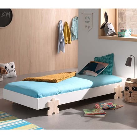 Dream Tree Kinderbed 90 x 200 cm Puzzel Wit