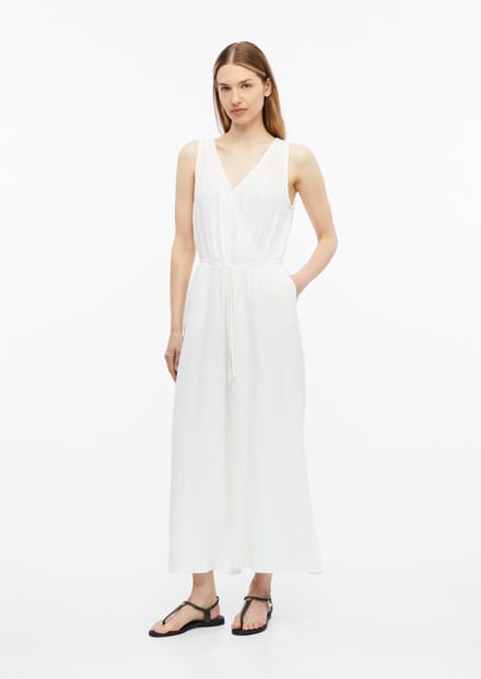 s.Oliver - female - Mousseline jumpsuit met elastiek in de taille