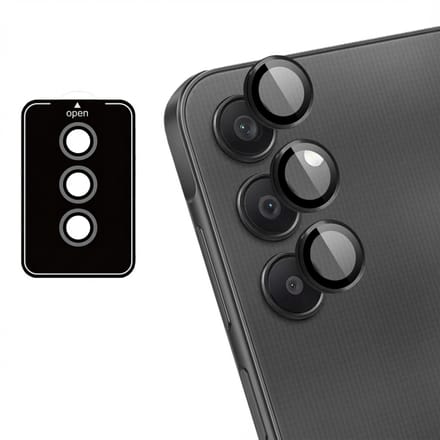 imoshion Camera Lens Protector - Geschikt voor Samsung Galaxy A25 (5G) - 2 Pack - Zwart