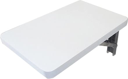 Klaptafel - Muurtafel Bureau - Ruimte Besparen - Opvouwbaar Ontwerp - 60x40cm - Wit