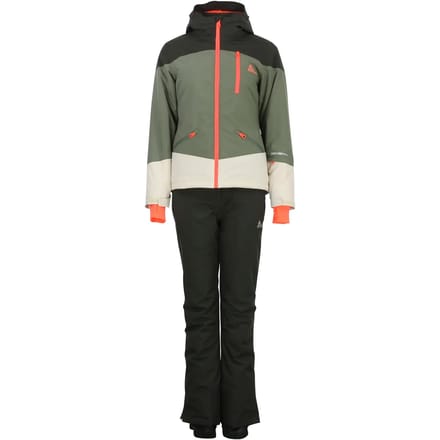 Vrouwen ski set met jack en broek Peak Mountain Acorse