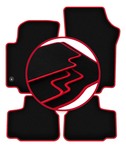 CARLUX-RED automatten voor: Seat Mii hatchback (2011-)
