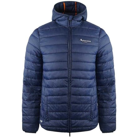 Aquascutum Gewatteerd logo-jack heren Londen (Marineblauw)