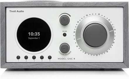 Tivoli Audio Classic Model One+ - DAB/DAB+/FM - Grijs/wit
