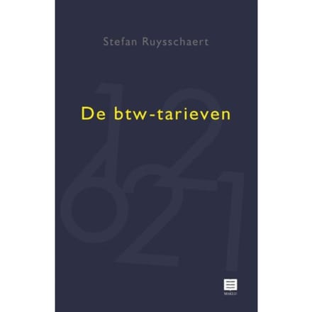 De Btw-Tarieven - Stefan Ruysschaert