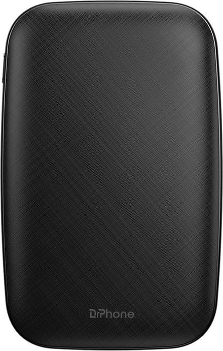 DrPhone SwiftCharge Powerbank 10000 mAh – Draagbare Oplader – USB-A Uitgang – USB-C & Micro-USB Input – Zwart