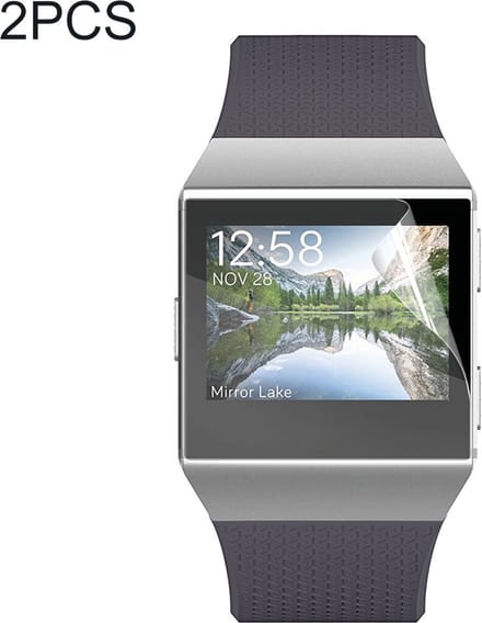 By Qubix - Film - Geschikt voor fitbit Ionic Full Screen Protector - 2 stuks