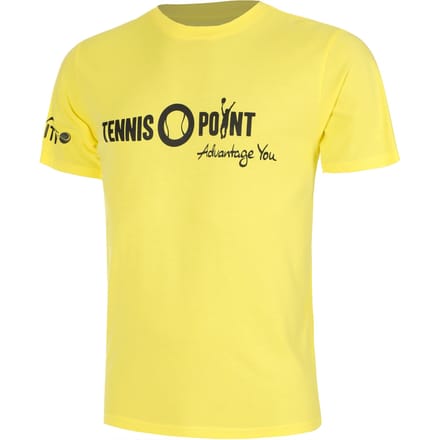 Tennis-Point Team Yellow T-shirt Heren-Geel